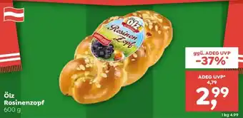 ADEG ölz Rosinenzopf Angebot
