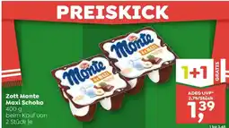 ADEG Zott Monte Maxi Schoko Angebot