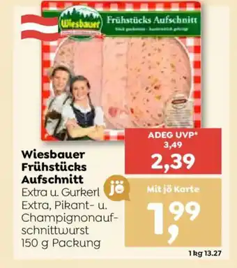 ADEG Wiesbauer Frühstücks Aufschnitt Angebot