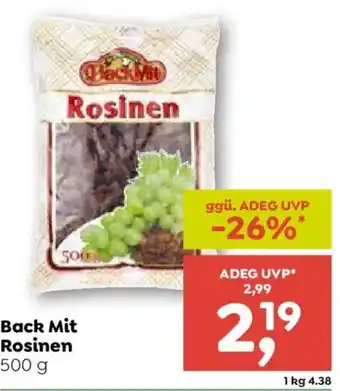 ADEG Back Mit Rosinen Angebot