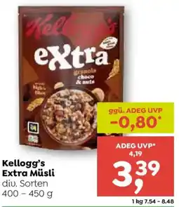 ADEG Kellogg's Extra Müsli div. Sorten Angebot