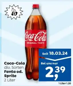 ADEG Coca-Cola diu. Sorten Fanta od. Sprite Angebot
