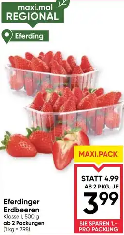 Maximarkt Eferdinger Erdbeeren Angebot