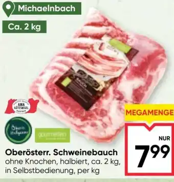 Maximarkt Oberösterr. Schweinebauch Angebot