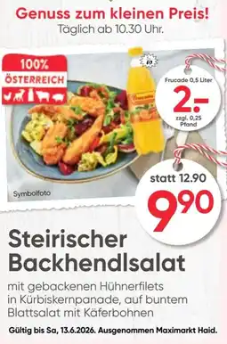 Maximarkt Steirischer Backhendlsalat Angebot