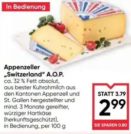 Maximarkt Appenzeller switzerland A.O.P Angebot