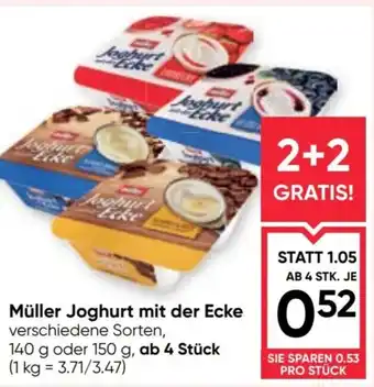 Maximarkt Müller Joghurt mit der Ecke Angebot