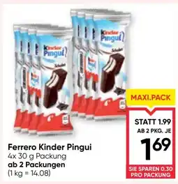 Maximarkt Ferrero Kinder Pingui Angebot