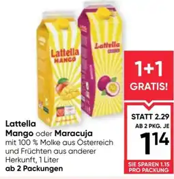 Maximarkt Lattella Mango oder Maracuja Angebot