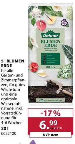 Dehner Blumenerde Angebot