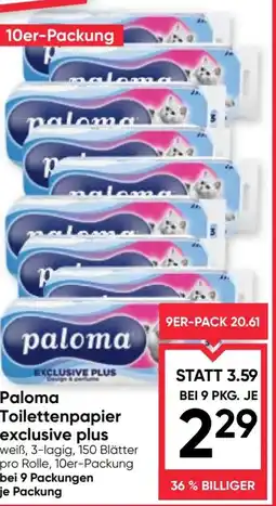 Maximarkt Paloma Toilettenpapier exclusive Angebot
