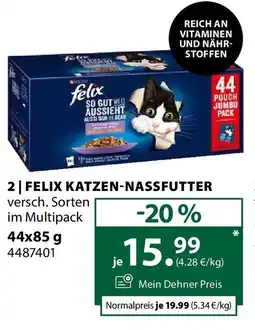 Dehner Felix katzen nassfutter Angebot
