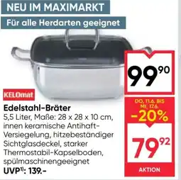 Maximarkt Edelstahl-Bräter Angebot