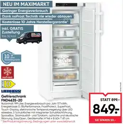 Maximarkt Gefrierschrank FND4635-20 Angebot