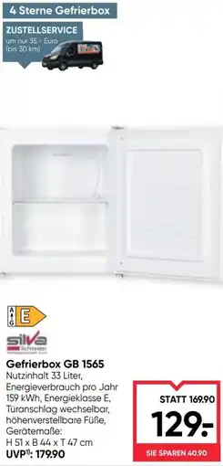 Maximarkt Gefrierbox GB 1565 Angebot