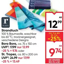 Maximarkt Strandtuch Angebot