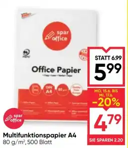 Maximarkt Multifunktionspapier A4 Angebot