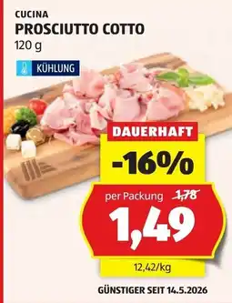 Hofer Cucina prosciutto cotto Angebot