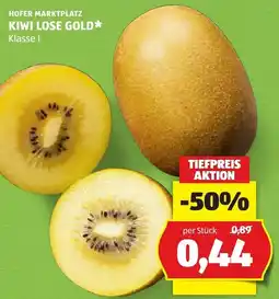 Hofer Hofer marktplatz kiwi lose gold Angebot