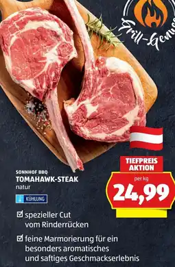 Hofer Tomahawk-steak Angebot