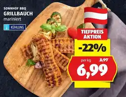 Hofer Sonnhof bbq grillbauch mariniert Angebot