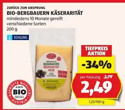 Hofer Bio-bergbauern käserarität Angebot