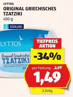 Hofer LYTTOS ORIGINAL GRIECHISCHES TZATZIKI Angebot