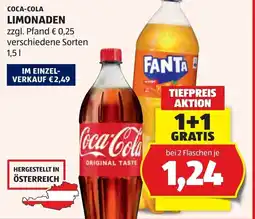 Hofer Coca-cola limonaden Angebot