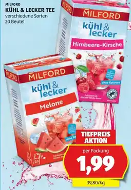 Hofer Milford kühl & lecker tee Angebot