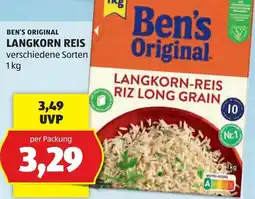 Hofer Ben's original langkorn reis Angebot