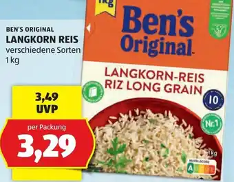 Hofer Ben's original langkorn reis Angebot