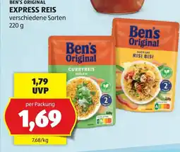 Hofer Ben's original express reis Angebot