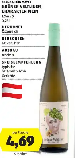 Hofer Grüner veltliner charakter wein Angebot