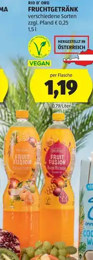 Hofer Fruchtgetränk Angebot