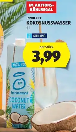 Hofer Kokosnusswasser Angebot