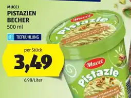 Hofer Mucci pistazien becher Angebot
