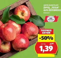 Hofer Äpfel tessa aus österreich Angebot