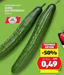 Hofer Gurke aus österreich Angebot