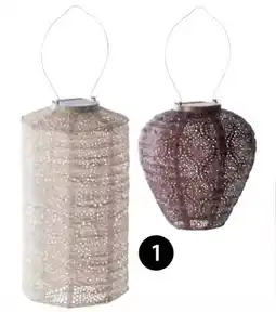 Dehner Solar-Lichterkette Lampions Angebot