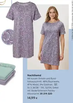 Tchibo Eduscho Nachthemd Angebot