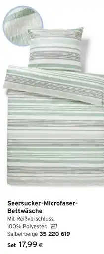 Tchibo Eduscho Seersucker Microfaser Bettwäsche Angebot