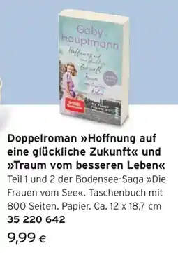 Tchibo Eduscho Doppelroman Hoffnung auf eine glückliche Zukunft und Traum vom besseren Leben Angebot