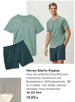 Tchibo Eduscho Herren Shorty Pyjama Angebot