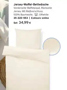 Tchibo Eduscho Jersey Waffel Bettwäsche Angebot