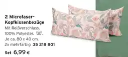 Tchibo Eduscho 2 Microfaser Kopfkissenbezüge Angebot