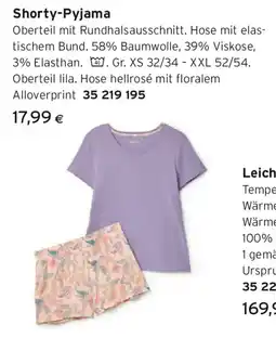 Tchibo Eduscho Shorty Pyjama Angebot