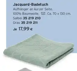 Tchibo Eduscho Jacquard Badetuch Angebot
