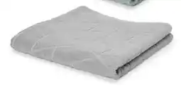 Tchibo Eduscho Jacquard Badetuch grau Angebot