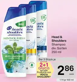 Bipa Head & Shoulders Shampoo Angebot