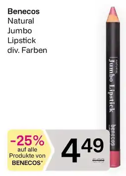 Bipa Benecos Natural Jumbo Lipstick Angebot